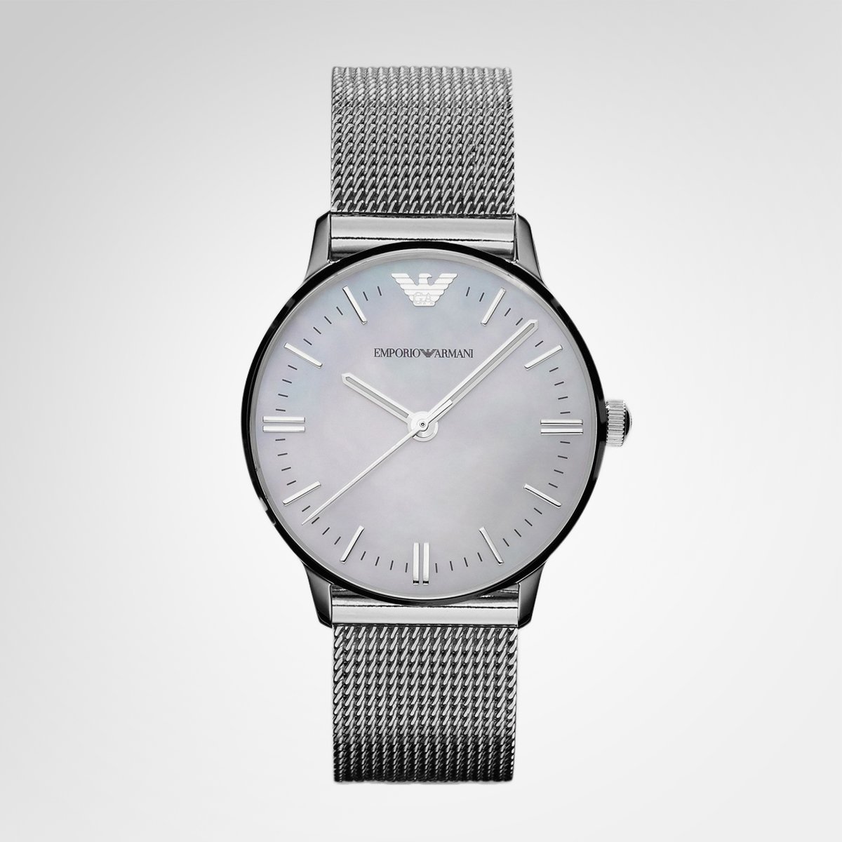 Emporio Armani AR1631 Ladies Classic Silver Dial Watch