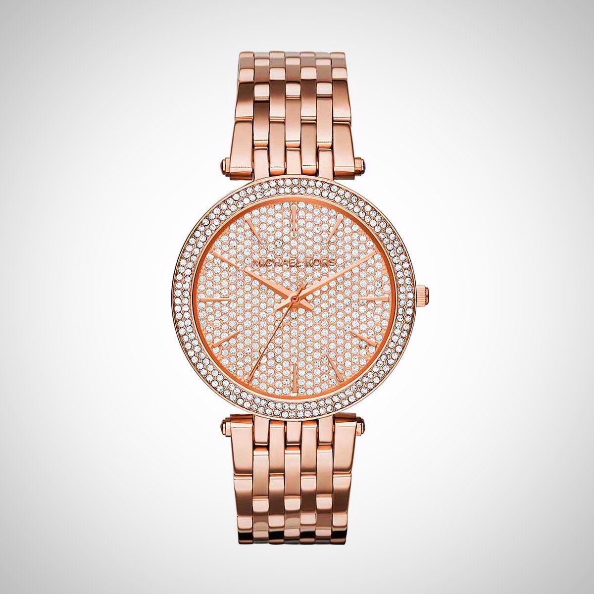 Michael Kors MK3439 Darci Ladies' Crystal Pave Rose Gold-Tone Stainless Steel Watch