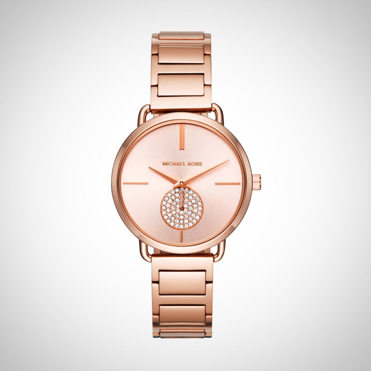 Michael Kors MK3640 Portia Ladies Rose Gold Tone Watch