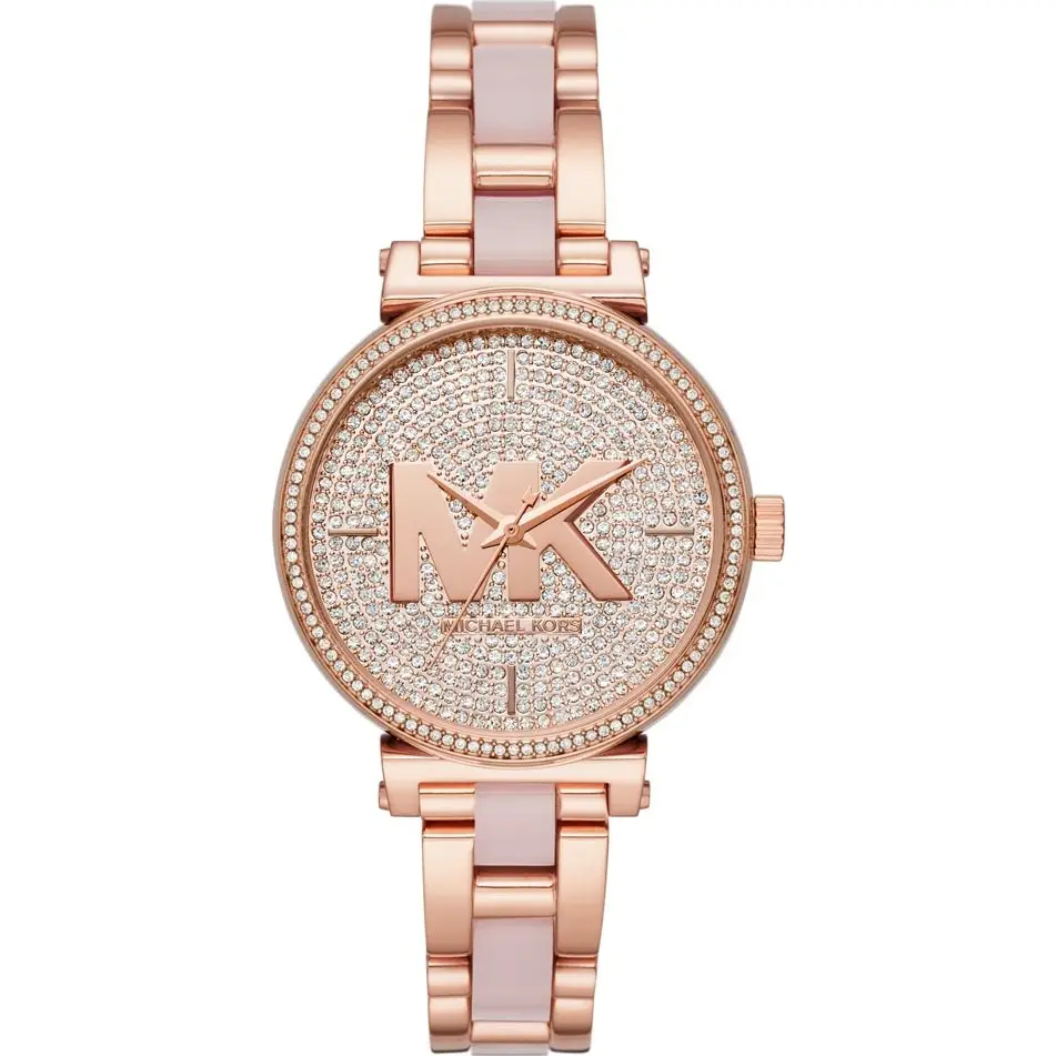 Michael Kors MK4336 Women's Sofie Rose Gold-Tone Stainless Steel Watch
