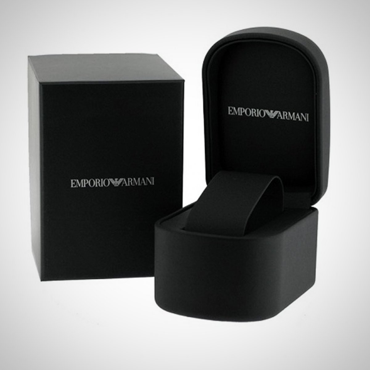 Emporio Armani AR1881 Mens watch Stainless Steel and Cream Dial Quartz Watch - Image 3