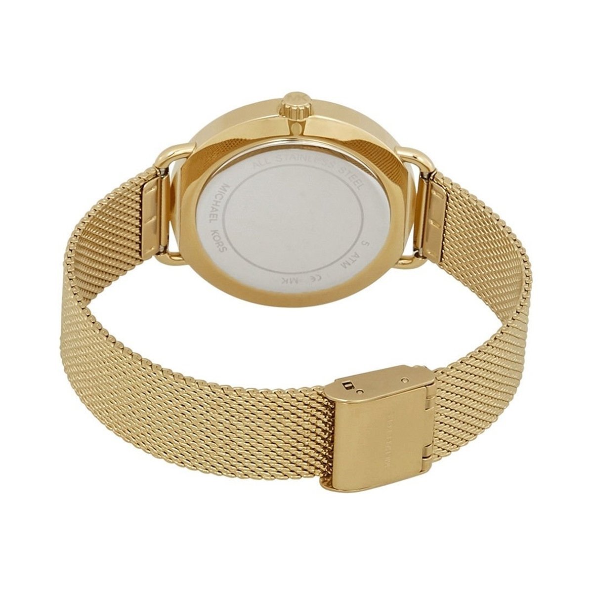 Michal Kors MK3844 Ladies Portia Gold Tone Watch - Image 3