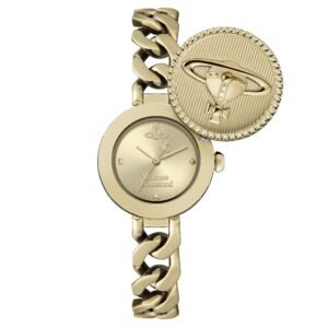 Vivienne Westwood VV323CPGD Orb Button 25mm Ladies Watch Gold