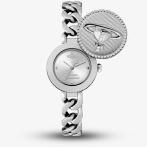 Vivienne Westwood VV323WSSL Orb Button 25mm Ladies Watch Silver