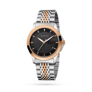 Gucci Timeless YA126410 Mens Two Tone Watch