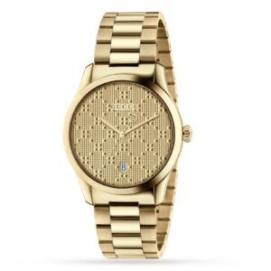 Gucci G-Timeless YA126461 Unisex 38mm Gold Watch