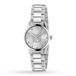 Gucci G-Timeless YA126595 Ladies Silver 28mm Watch